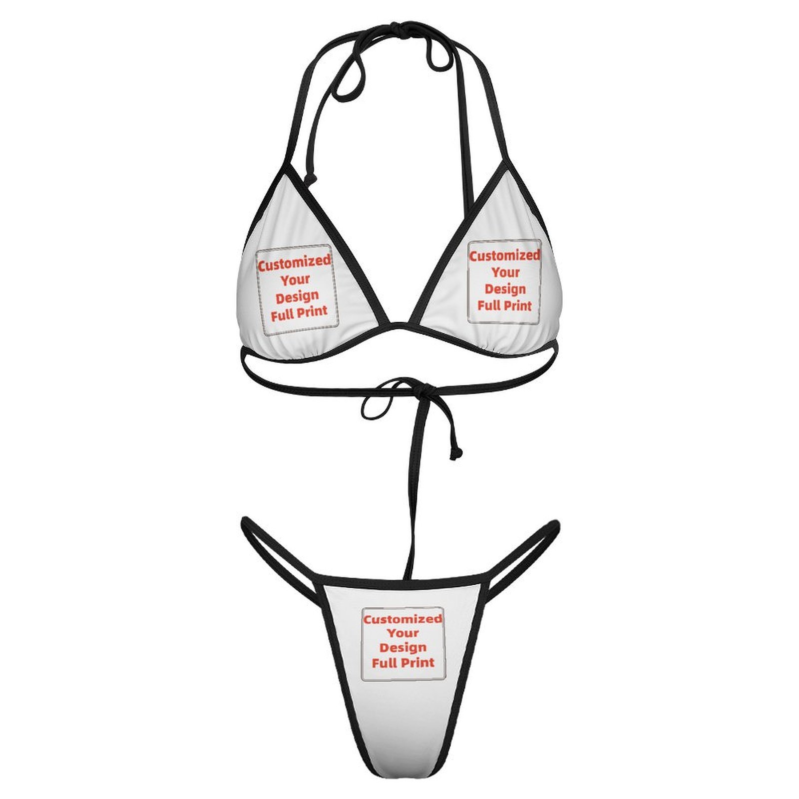 Set Bikini Personalizzato da D - Thong Bikini Women recensione e prezzo