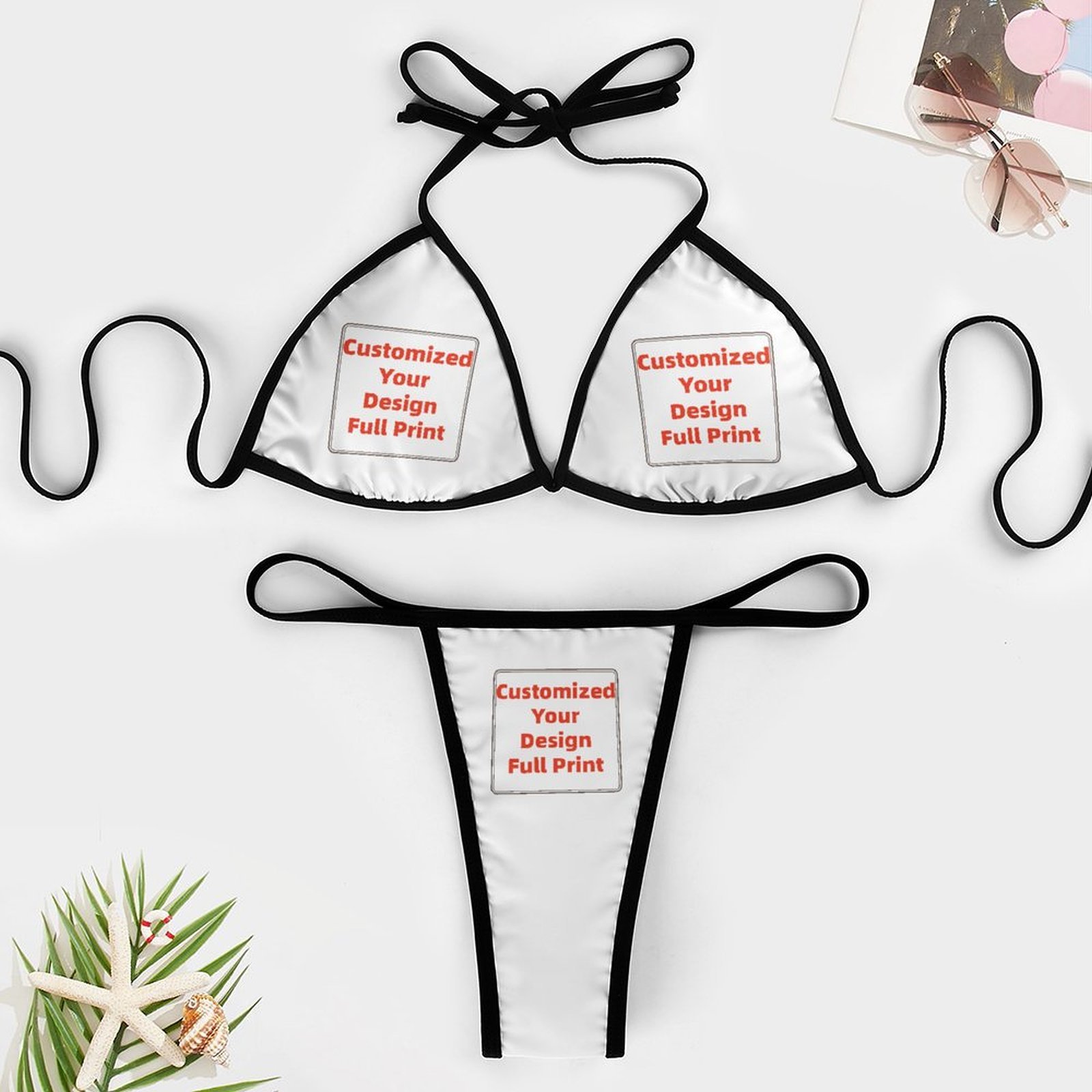 Set Bikini Personalizzato da D - Thong Bikini Women recensione e prezzo