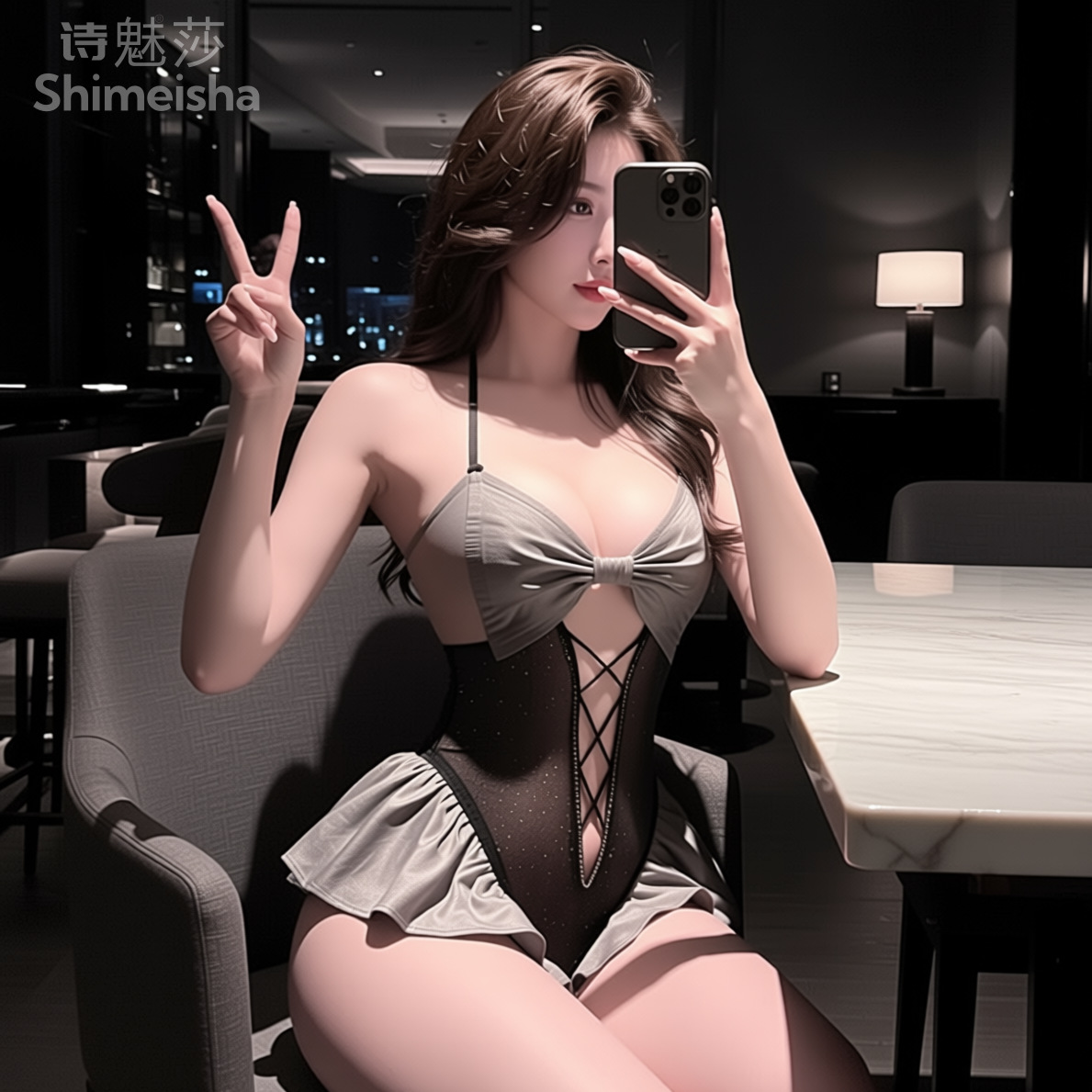 Jimiko, costume da cameriera c - Lace Teddy Lingerie recensione e prezzo
